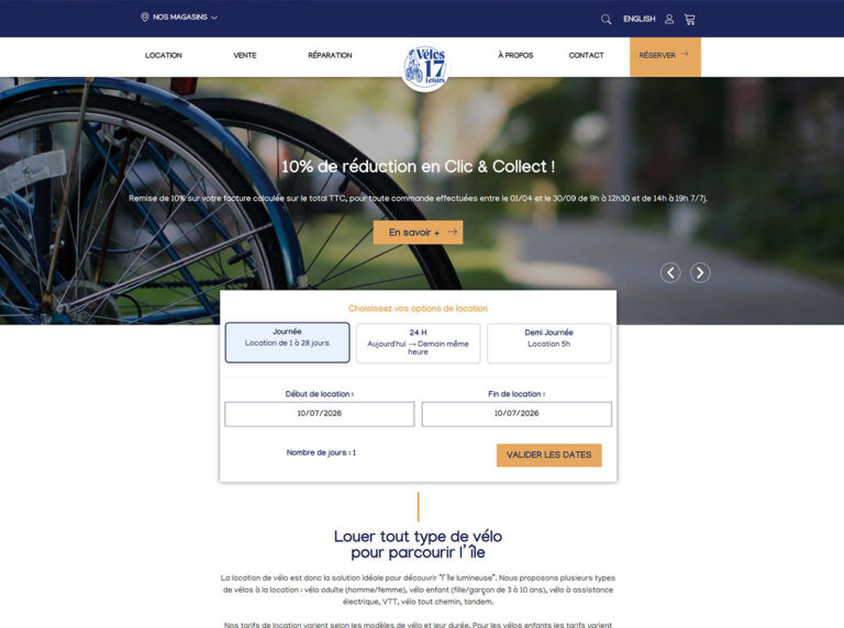 site e-Commerce - développement sur mesure